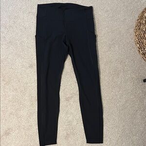 Lululemon Wunder Under Black mid rise Leggings